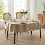 Newbridge Barcelona Luxury Damask Fabric Napkins, Set of 4 Square Napkins, Golden Beige, 100% Polyester, No Iron, Soil Resistant Dining Room, Party and Banquet Napkins