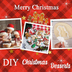 Flycalf Christmas Cookie Cutters Gingerbread Man with Plunger Stamps with Plunger Stamps PLA Baking Gift