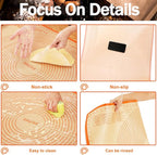 Silicone Pastry Mat 36x24 Inch - Nonstick Baking Mat Perfect for Dough, Pastry, Pie Crust, Fondant, Pasta/Pizza