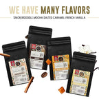 Inspired Coffee Co Snickerdoodle Flavored Cold Brew Coarse Ground Coffee Beans - Medium Roast - Low Acid Coffee Smoother Taste - 100% Arabica - 12 oz. Resealable Bag