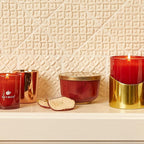 Thymes Scented Candles for Women & Men – Tin with Lid – Luxury Home Decor – Apple Candles with Notes of Crushed Clove, Cardamom, Bourbon & Malted Rum (Simmered Cider, 6.5 oz)