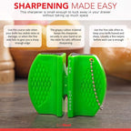 EatNeat 12-Piece Knife Set – Chef, Bread, Carving, Utility & Paring Knives with Sheaths, Sharpener & Cutting Board – Non-Stick Stainless Steel, Ergonomic, Dishwasher Safe – Ideal for Home, RV & Gift
