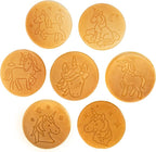 Unicorn Mini Pancake Pan - Make 7 Unique Flapjack Unicorns, Nonstick Pan Cake Maker Griddle for Holiday Breakfast Fun & Easy Cleanup, Magical Xmas Treat or Gift for Kids Party- Easy to Use Long Handle
