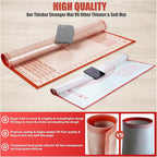 Silicone Pastry Mat 34x26 Inch - Nonstick Baking Mat Perfect for Dough, Pastry, Pie Crust, Fondant, Bread, Cookies, Pasta, Pizza