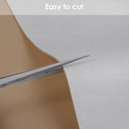 Leather Desk Mat,1.8mm Thick,15.75x63 Inch Desk Cover,Desk Protector Mat,Dresser Cover Top,XL Desk Mat,Table Top Protector,Dresser Protector Top,Desk Cover Protector(Khaki+Silvery,15.75x63)