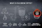 JAVA HOUSE Light Roast Ethiopian Cold Brew Pods, (6 Count) Peel and Pour Pods Hot or Iced Instant Coffee Concentrate