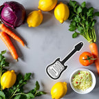 Handheld Cheese Grater, Stainless Steel Shredder with Handle Multi-Functional Guitar Shaped Kitchen Slicer Grater Zester for Vegetables, Fruit, Salad, Cheese Graters