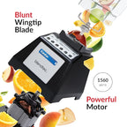 Blendtec Total Blender Classic - Includes FourSide Jar (75 oz) - 10-Speed Professional-Grade - High-Power Kitchen Blender with 6 Pre-Programmed Cycles - Black