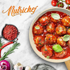 NutriChef 8” Small Fry Pan - Professional Home Cookware Small Skillet Nonstick Frying Pan with Golden Titanium Coated Silicone Handle, Ceramic Coating, Stain-Resistant And Easy To Clean