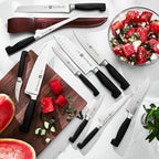 ZWILLING Four Star 7-inch Hollow Edge Santoku Knife