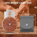 UFO Bread Lame Cutter for Homemade Sourdough,Bread Scorer Tool for Sourdough with 5 Blades and Storage Cover,Slashing Tool Bread Cutting Knife for Artisan Bread and Baguette Makers,Lines