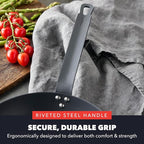 GreenPan x Bobby Flay 10" Carbon Steel Frying Pan Skillet, Pre-Seasoned Ready to Use, Nontoxic, PFAS-Free, Induction Compatible, High Heat & Oven Safe Durable Cookware, Cast Iron Alternative