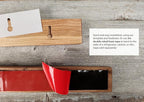 Magnetic Wooden Knife Bar Holder: 12 INCH WALNUT, Danish Design Inspired