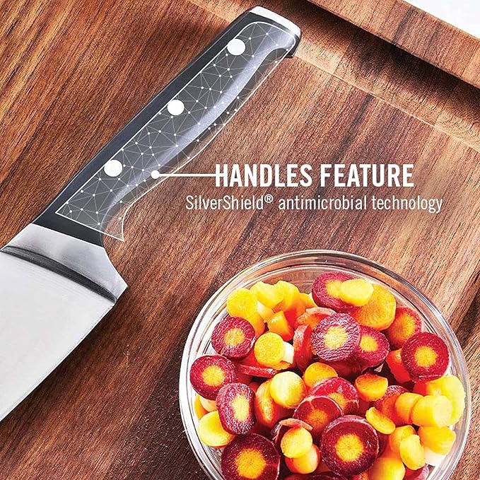 Calphalon Kitchen Knife Set with Self-Sharpening Block