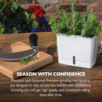 Cole & Mason Fresh Herb Keeper - Acrylic Storage Container for Refrigerator - Storage for Herbs & Vegetables for Fridge - Fresh Herb Keeper