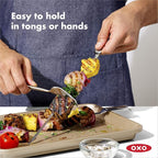 OXO Good Grips Grilling Tools, Stainless Steel Grilling Skewers - Set of 6