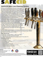 Alkaline Beer Line Cleaner 32 Fl Oz - Powerful & Safe - Biodegradable Draft System Cleanser