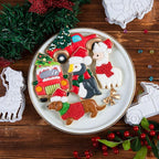 Flycalf Christmas Cookie Cutters Truck With Christmas Tree Shapes Fall Holiday PLA Baking Accessories Cutter Molds Gifts for Kids Decorative Party 3" Kitchen Cake Supplies