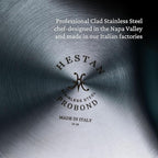 Hestan ProBond Forged TITUM - Professional Clad Stainless Steel, Nonstick, Frying Pan Set (8.5'' & 11''), Induction Compatible, Made without PFOAs