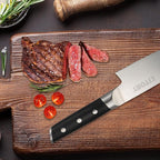 Kitory Chef Knife 8", Gyuto Kitchen Knife - Full Tang Pro Chopping Chopper- Forged HC Steel - Ergonomic Pakkawood Handle-2025 Gifts