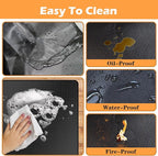 76X48in Grill Mats for Outdoor Grill,Fits Most Grills, Smokers, Griddles and Outdoor Charcoal, Flat Top,Deck and Patio Protector