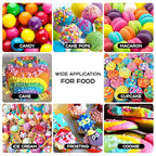 Gel Food Coloring - 10 Colors x 0.7 oz Concentrated Gel Based Food Dye Icing Colors Professional-Grade Neon Food Color for Baking Cake Decorating Cookies Fondant