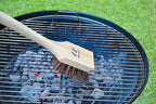 All-Natural Wooden Grill Brush and Grill Cleaner | Works as Scraper Tool for Tough Grill Residue | Bristle-Free Grill Brush for Outdoor Grill | Safe Grill Rescue Brush and BBQ Cleaner