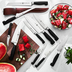Zwilling J.A. Henckels Twin Four Star 5.5 Inch Hollow Edge Santoku