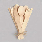500 Wooden Spoons, Disposable Wooden Cutlery Set - Alternative to Plastic, Eco Friendly, Biodegradable, Compostable Cutlery Set - 500 Wooden Spoons Disposable Utensils Set