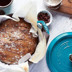 STAUB Cast Iron Round Cocotte, Dutch Oven, 4-quart, serves 3-4, Made in France, Turquoise