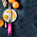 Microplane Premium Classic Citrus Zester and Cheese Grater - Neon Pink