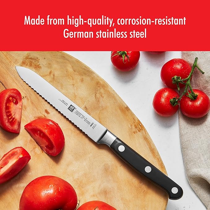 ZWILLING Professional "S" 5-inch Serrated Utility Knife