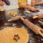 Embossed Rolling Pin for Ceramic DOILY. Clay Roller and Ceramic Stamp for Embossing Pottery. Baking Gifts for Women by Algis Crafts for Embossed Cookies