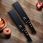 EVERPRIDE 8 Inch Chef Knife Sheath Set (2-Piece Set) Universal Blade Edge Cover Guards for Chef and Kitchen Knives – Durable, BPA-Free, Felt Lined, Sturdy ABS Plastic – Knives Not Included