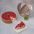 HAPPIELS Non Toxic Nonstick 9 inch Springform Pan | 9'' Cheesecake Mold | Leakproof Spring-form Round Cake Pans | Nontoxic Non Stick Spring Form Pan for Baking | Spring-Form Pans Leak Proof