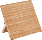 Mercer Culinary Millennia 5-Piece Magnetic Board Set, Bamboo, White Handles (M21981WBH)