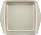 Rachael Ray Nonstick Bakeware Set without Grips includes Nonstick Bread Pan, Baking Pans, Cake Pans, Cookie Sheet / Baking Sheet - 10 Piece, Silver