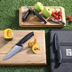 Cangshan Horizon Series 1026689 Swedish 14C28N Steel 7-Piece Travel Knife Bag Set