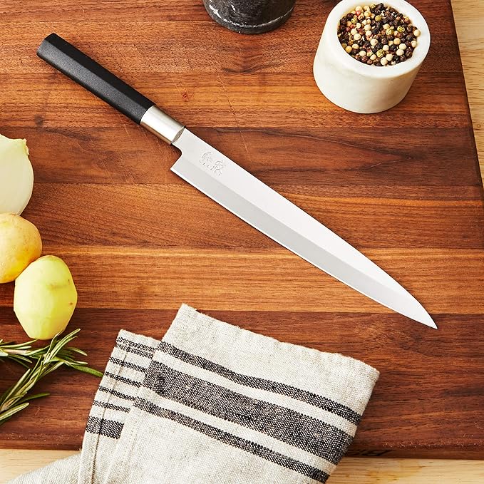 Kai Wasabi Black Yanagiba Knife, 8 1/4-Inch