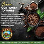 Low Acid Organic Coffee – Whole Bean, Mold-Free & Stomach Friendly by Java Planet, Papua New Guinea Single Origin Coffee, Dark Roast, Smooth Full Flavored, 2x1LB Bag