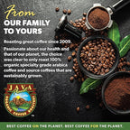 Low Acid Organic Coffee – Whole Bean, Mold-Free & Stomach Friendly by Java Planet, Peruvian Single Origin Decaf Coffee, Water Process, Medium Dark Roast, Smooth Full Flavored, 2x1LB Bag