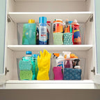 ClearSpace Clear Plastic Storage Bins – XL 8 Pack Perfect Kitchen or Pantry Organization Fridge Organizer and Storage Bins, Cabinet Organizers