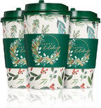 Papyrus Disposable Tabletop Plates Set - Elegant and Sturdy Plates for Any Occasion, Holiday Foliage, Dinnerware Set