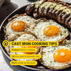 Lodge L9OG3 Cast Iron Round Griddle, Pre-Seasoned, 10.5-inch - Made in USA, Compatible with Stovetop, Oven, Grill & Campfire