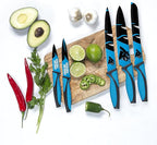 The Sports Vault NFL Carolina Panthers 5-Piece Kitchen Knife Set