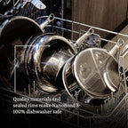 Hestan - NanoBond Collection - Titanium Stainless Steel 3.5-Quart Sauté Pan with Lid - Toxin, PFAS, & Chemical Free Clean Cookware, Induction Cooktop Compatible