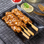 7 Inch Bamboo Skewers for Grilling 200PCS Kabob Skewers Wood Paddle Flat Bamboo Sticks for Fruit, BBQ, Kitchen (7 Inch)