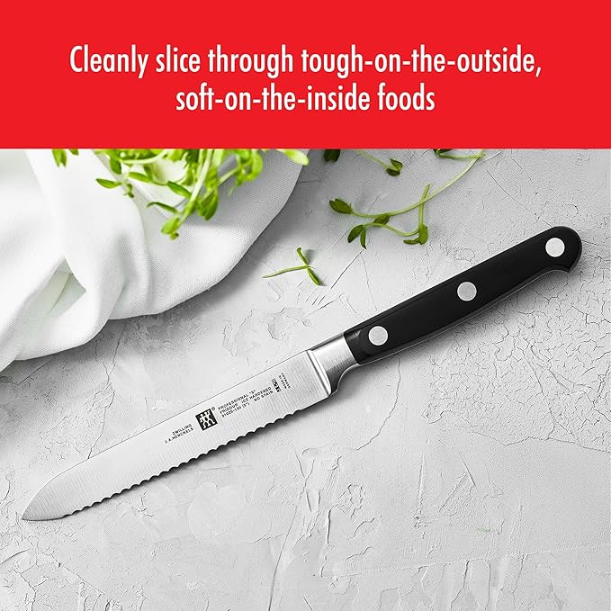 ZWILLING Professional "S" 5-inch Serrated Utility Knife