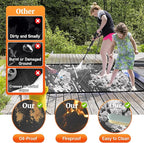 42 X 24 inches Hearth Rugs for Fireplaces Fire Resistant / Gas Grill Splatter Mat Fireproof Waterproof Oil-Proof, Fireproof Mat Heat Resistant BBQ Floor Mat Protect Mat Floor Protective Rug Reusable