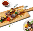 OXO Good Grips Grilling Tools, Stainless Steel Grilling Skewers - Set of 6
